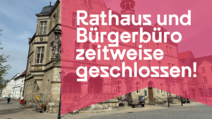 Rathaus und Bürgerbüro geschlossen © Stadt Lützen / Camilo Rodriguez rathaus weiterbildung geschlossen