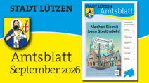 Titelblatt des Amtsblattes September 2026 © Stadt Lützen amtsblatt september titelseite f r web