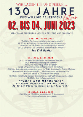 130 Jahre FFW Lützen