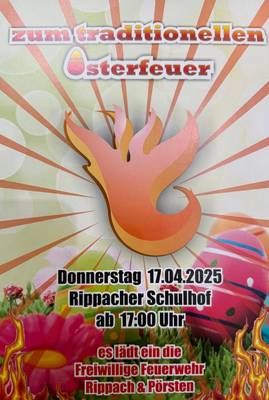 Osterfeuer Rippach