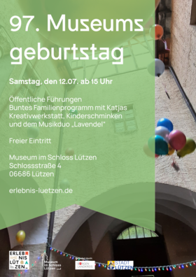 Plakat Museumsgeburtstag
