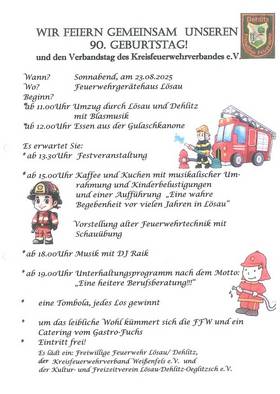 90 Jahre FFW DehlitzLösau