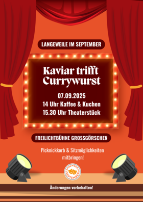 Poster Theateraufführung Großgörschen