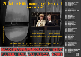 20 Jahre Rühlmannorgel Festival