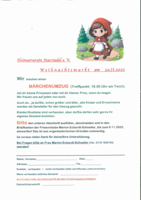 Märchenumzug Starsiedel