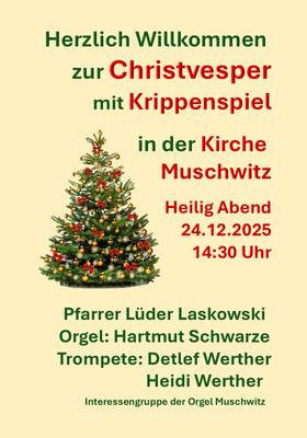 Muschwitz Kirche Weihnachten