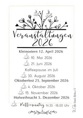 Veranstaltungen 2026