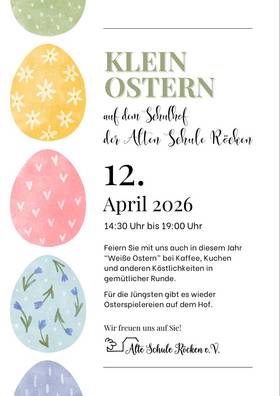 Kleinostern Röcken 2026