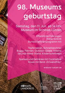 Plakat A1 98. Museumsgeburtstag