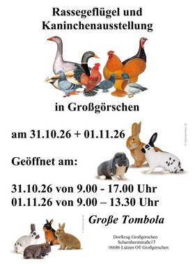 Rassegeflügelschau Großgörschen