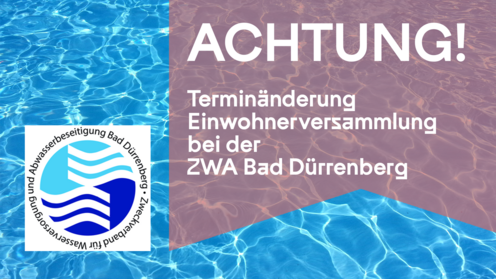 Terminänderung bei der ZWA © Stadt Lützen / ZWA Bad Dürrenberg / Pixabay zwa termin nderung einwohnerrunde